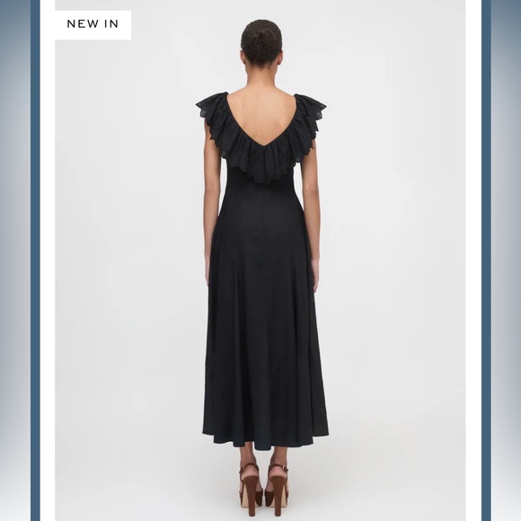 Hill House Home The Milani Dress in Black Size Large - Picture 3 of 6